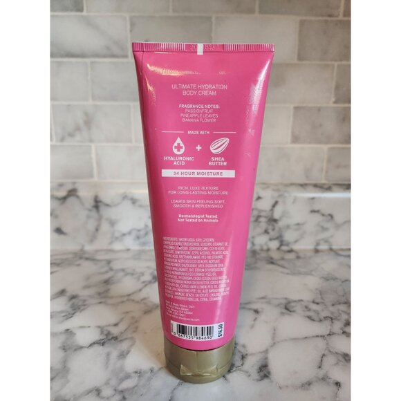 Bath & Body Works Bahamas Passionfruit Banana Flower Body Cream Hyaluronic Acid - Picture 2 of 4